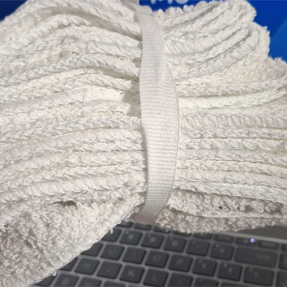 Room Essentials 6 Pack White Cotton Washcloths 12x12 Textured OEKO-TEX